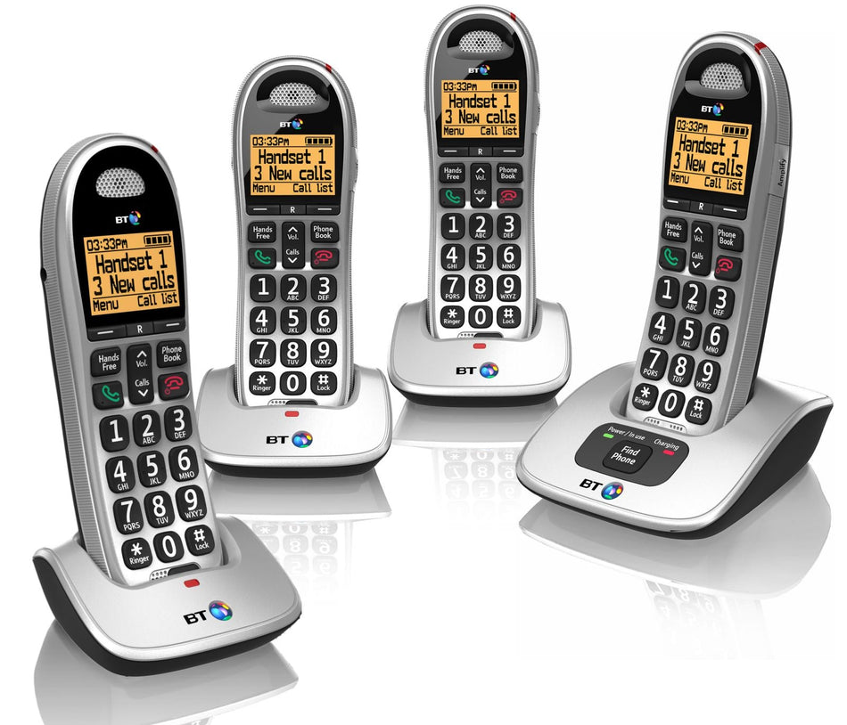 BT 4000 Quad Big Button Cordless Phone