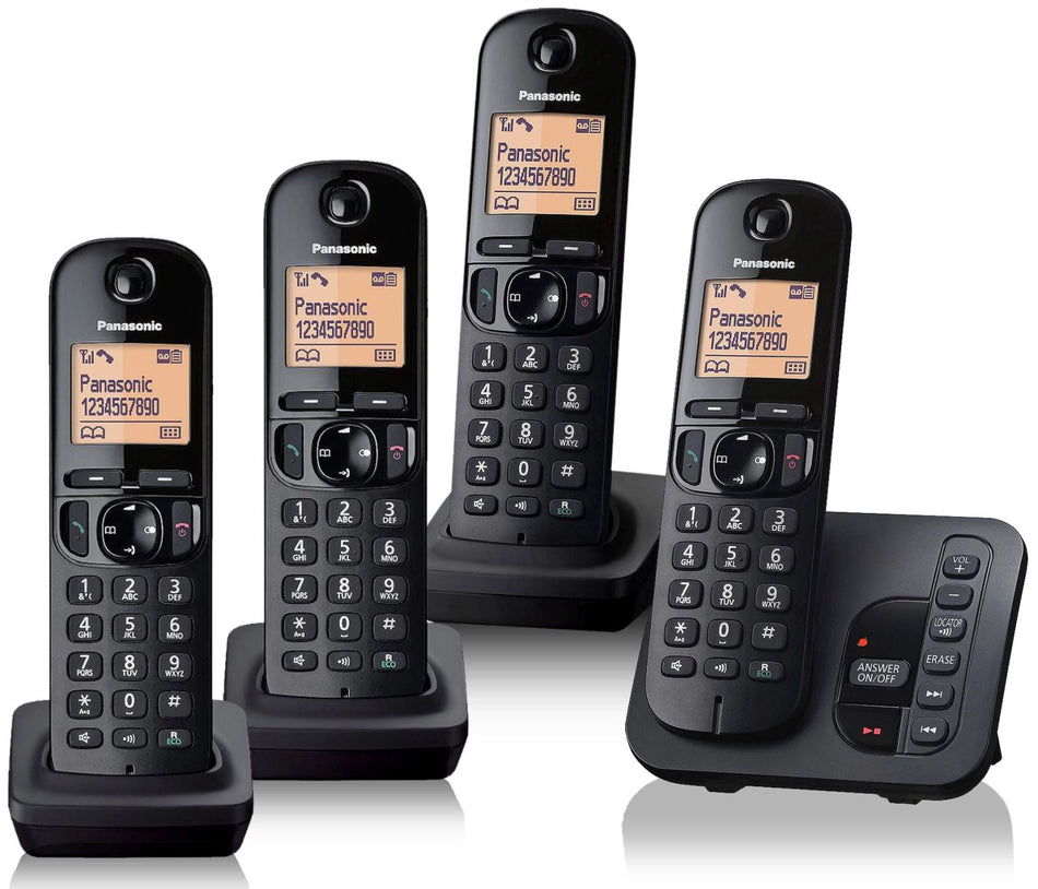 Panasonic KX-TGC 224EB Quad Cordless Phones