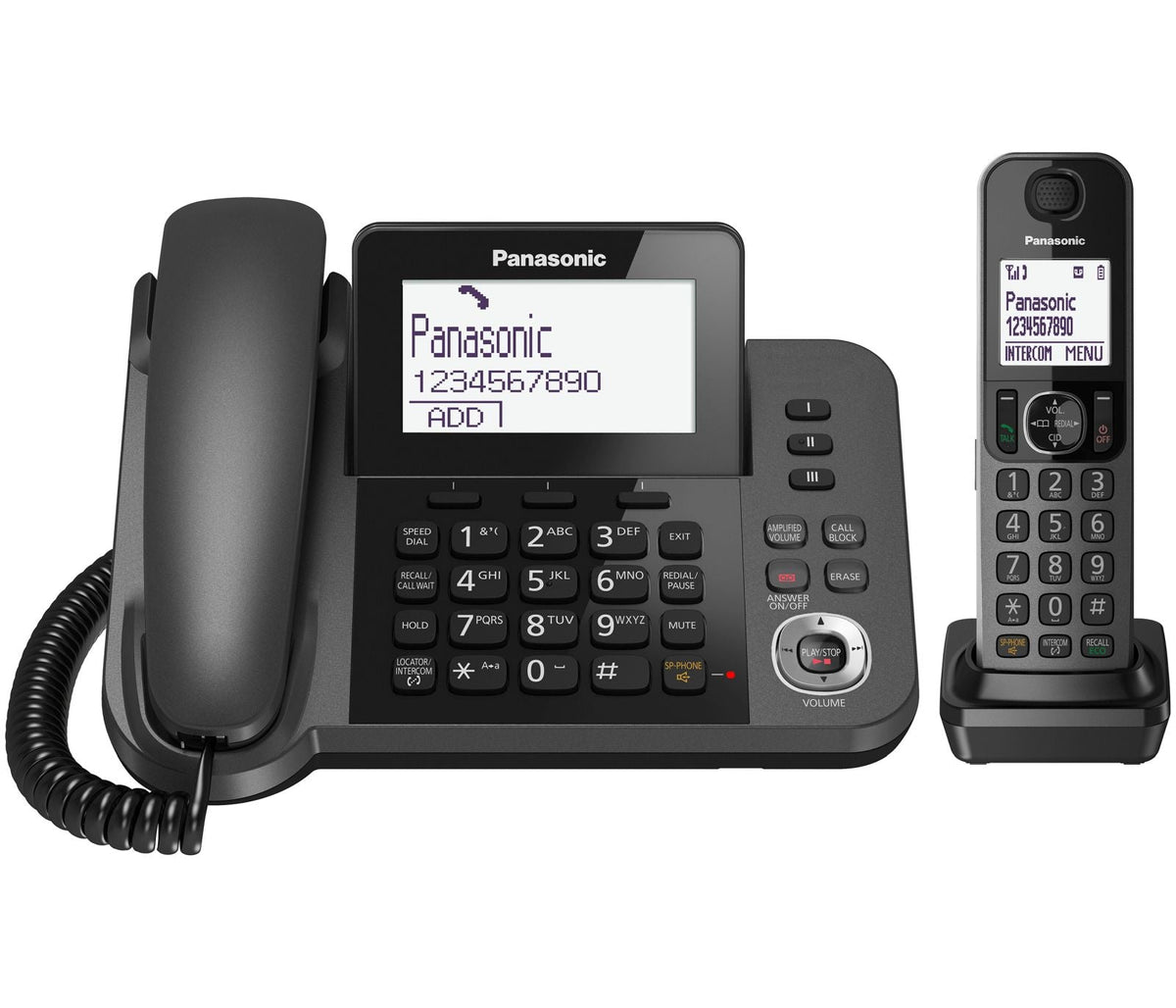 Panasonic KX-TGF324 Corded Phone & 3 Cordless Handsets - 2