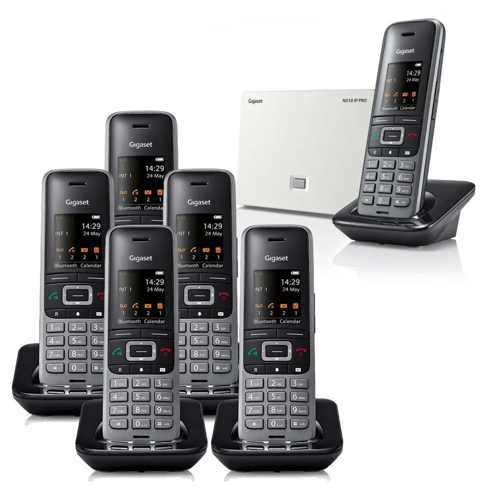 Gigaset S650 VoIP Phone, Six Handsets