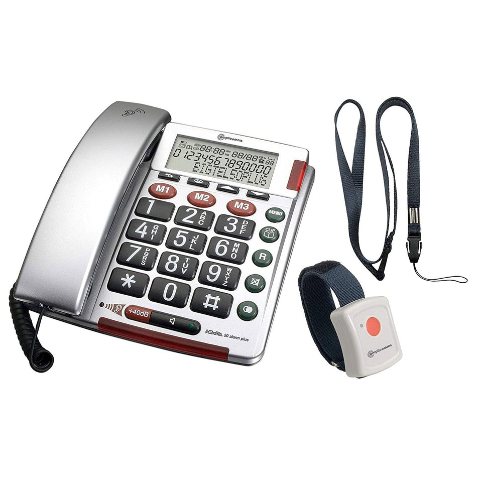 Amplicomms BigTel 50 Plus Big Button Corded Phone