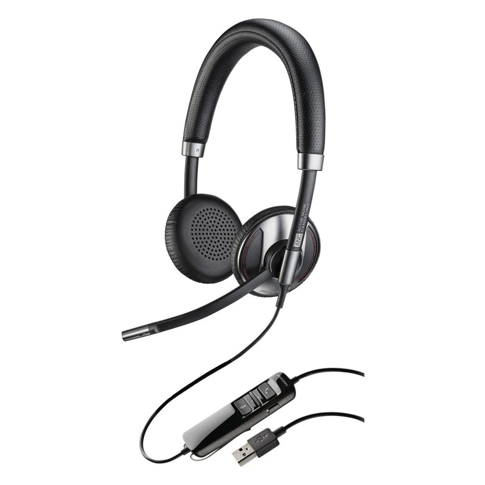 Plantronics Blackwire C725-M Stereo Corded Headset (Refurbished)